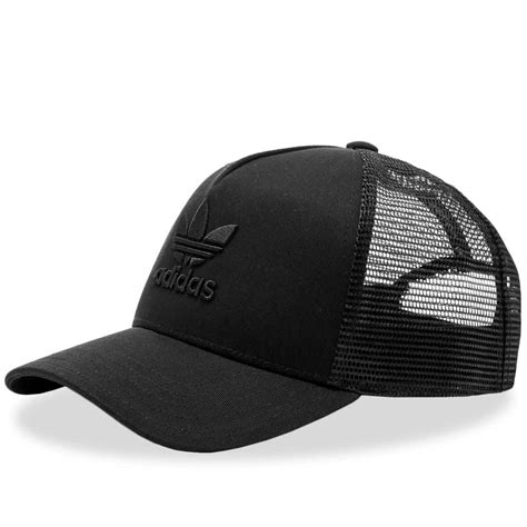 adidas trefoil trucker cap zwart|adidas Originals Unisex Trefoil Fire Trucker, Black, One Size.